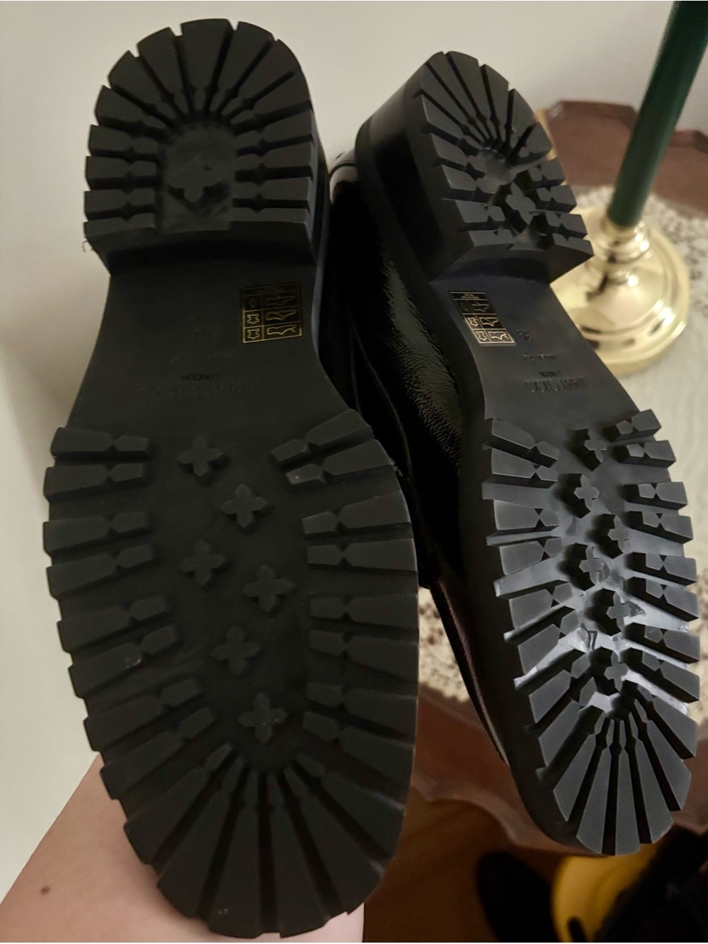 Jimmy Choo, Deanna Loafers Black, size IT 39/ US 9 - Picture 7 of 7